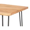Вспомогательный стол Gift Decor Live Edge Коричневый Чёрный 120 x 60 x 46 cm 120 x 4 x 60 cm