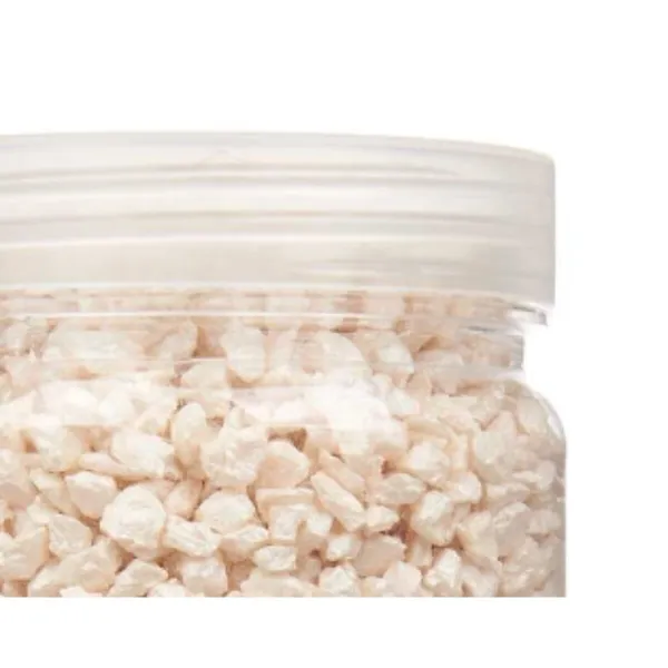 Decorative Stones Gift Decor Cream 2 - 5 mm 700 g 6,5 x 15,5 x 6,5 cm 6,2 x 15,3 x 6,2 cm (12 Units)