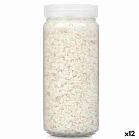 Декоративные камни Gift Decor Белый 2 - 5 mm 700 g 6,2 x 15,3 x 6,2 cm 6,5 x 15,8 x 6,5 cm (12 штук)