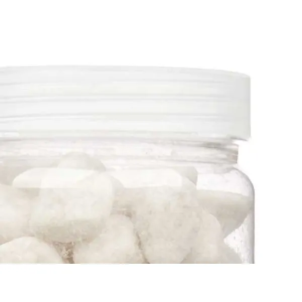 Decorative Stones Gift Decor White 10 - 20 mm 700 g 6,2 x 15,3 x 6,2 cm 6,5 x 15,8 x 6,5 cm (12 Units)