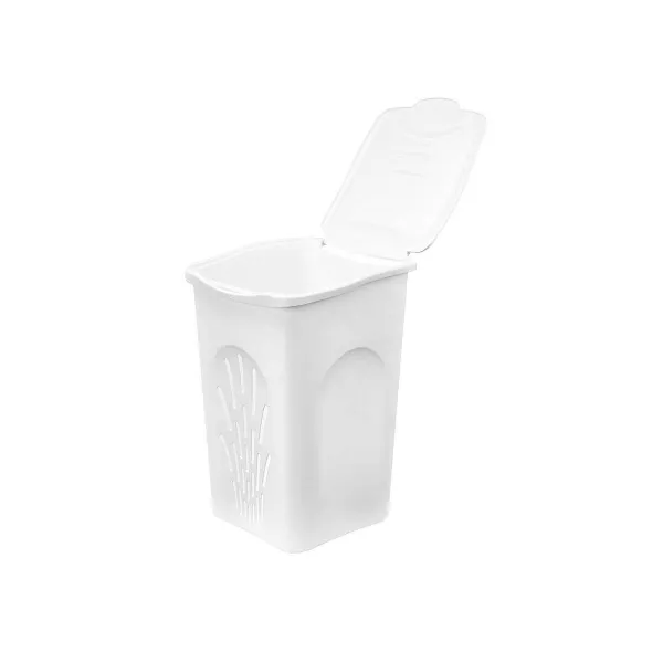 Pyykkikori Stefanplast Valkoinen Muovinen 50 L 37 x 56 x 39 cm (6 osaa)