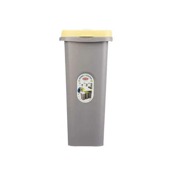 Мусорное ведро Stefanplast Жёлтый Серый Пластик 25 L (6 штук)