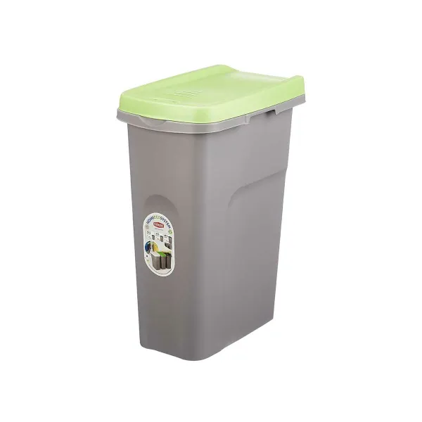 Roskasanko Stefanplast Vihreä Harmaa Muovinen 25 L (6 osaa)