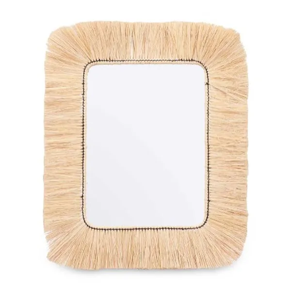 Настенное зеркало Gift Decor Коричневый 77 x 67 x 3 cm Прямоугольный