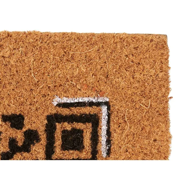 Doormat Gift Decor Scan Me! Yellow Blue White Red Natural PVC Coconut Fibre 60 x 1 x 40 cm (12 Units)