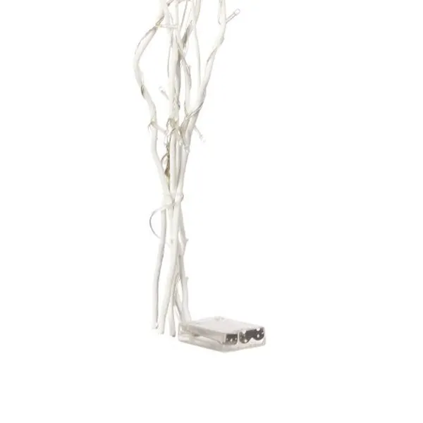 корсажи Gift Decor Белый Деревянный 20 x 90 x 6 cm LED Свет (12 штук)