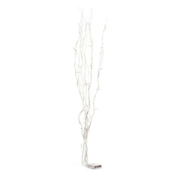 корсажи Gift Decor Белый Деревянный 20 x 90 x 6 cm LED Свет (12 штук)