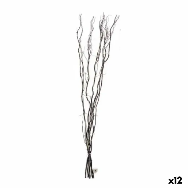 корсажи Gift Decor Чёрный Деревянный 20 x 90 x 6 cm LED Свет (12 штук)
