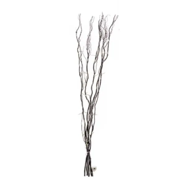 корсажи Gift Decor Чёрный Деревянный 20 x 90 x 6 cm LED Свет (12 штук)