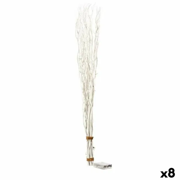 корсажи Gift Decor Белый Деревянный 10 x 120 x 10 cm LED Свет (8 штук)