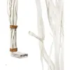 корсажи Gift Decor Белый Деревянный 10 x 120 x 10 cm LED Свет (8 штук)
