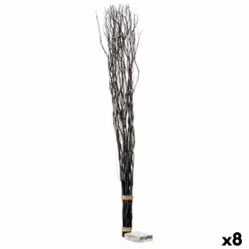 Buķetes Gift Decor Melns Koks 7,5 x 120 x 7,5 cm LED Licht (8 gb.)