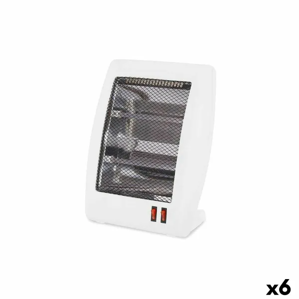 Kvartsküttekeha Argon Valge 400-800 W (6 Ühikut)
