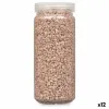 Decorative Stones Gift Decor Brown 2 - 5 mm 700 g 6,5 x 15,5 x 6,5 cm 6,2 x 15,3 x 6,2 cm (12 Units)