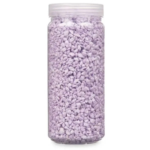 Decorative Stones Gift Decor Lilac 2 - 5 mm 700 g 6,5 x 15,5 x 6,5 cm 6,2 x 15,3 x 6,2 cm (12 Units)