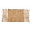 Kilimas Gift Decor Juoda Natūralus Dryžiai 70 x 1 x 140 cm (8 vnt.)