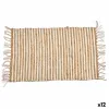 Ковер Gift Decor Белый Натуральный Лучи 60 x 1 x 90 cm (12 штук)