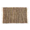 Kilimas Gift Decor Juoda Natūralus Dryžiai 60 x 1 x 90 cm (12 vnt.)