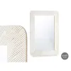 Настенное зеркало Gift Decor Белый Коричневый Лучи 90 x 60 x 2 cm Прямоугольный