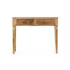 Hall Table with 2 Drawers Gift Decor Brown 98 x 77 x 42 cm Sheets