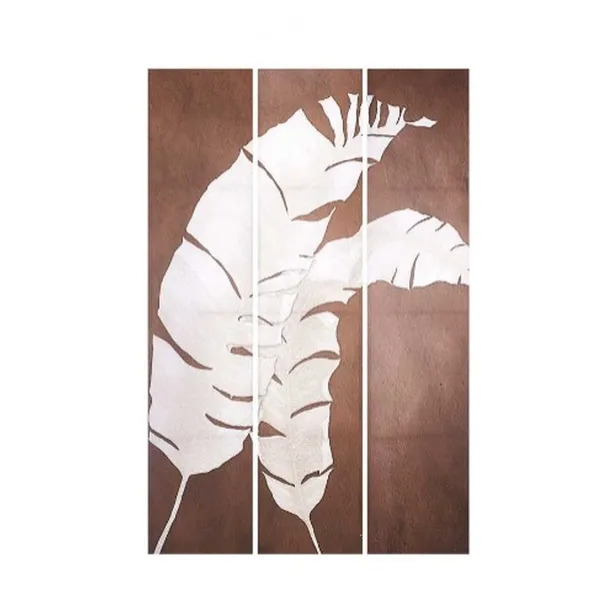 Aizslietnis Gift Decor Balts Brūns Canvas 122 x 2,5 x 180 cm 40 x 180 x 7 cm