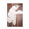 Aizslietnis Gift Decor Balts Brūns Canvas 122 x 2,5 x 180 cm 40 x 180 x 7 cm