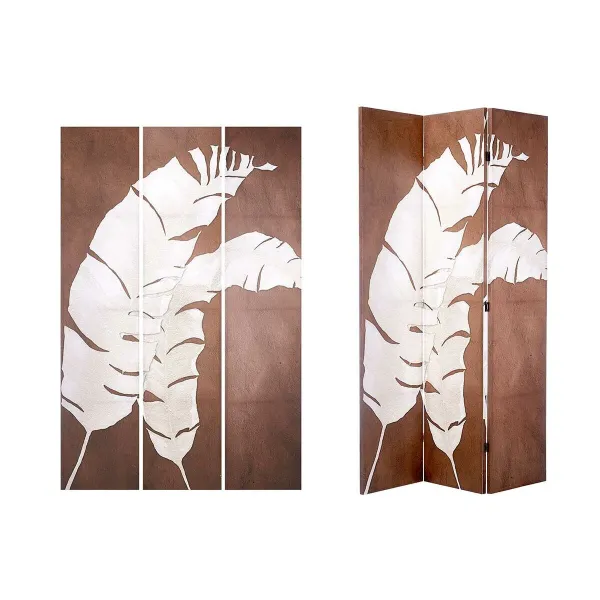 Aizslietnis Gift Decor Balts Brūns Canvas 122 x 2,5 x 180 cm 40 x 180 x 7 cm