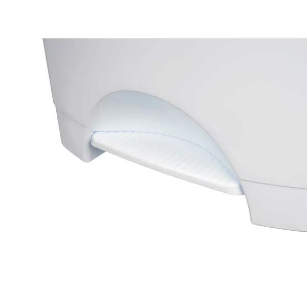 Atkritumu tvertne ar pedāli Balts Plastmasa 30 L (4 gb.)