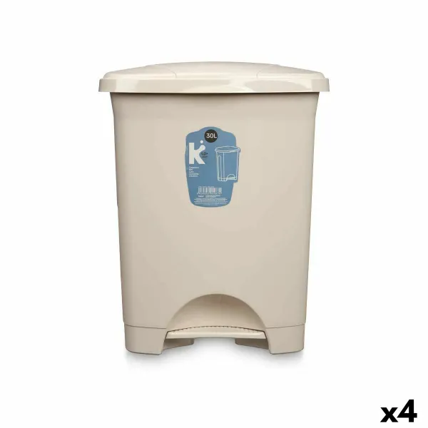 Poljinsanko Beige Muovinen 30 L (4 osaa)