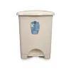 Мусорное ведро с педалью Бежевый Пластик 30 L (4 штук)