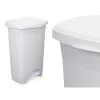 Мусорное ведро с педалью Белый Пластик 50 L (3 штук)