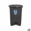 Atkritumu tvertne ar pedāli Antracīts Plastmasa 50 L (3 gb.)