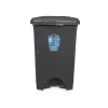 Pedalų dėžė Antracito Plastmasinis 50 L (3 vnt.)