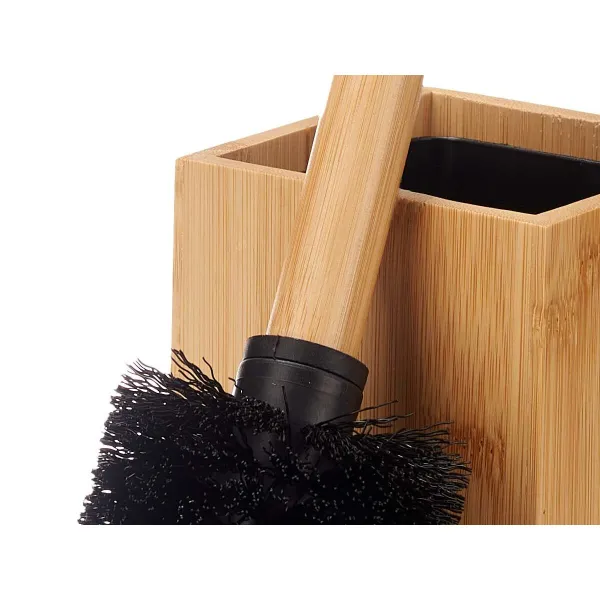 Toilet Brush Berilo Bamboo Plastic 10 x 36 x 10 cm (12 Units)