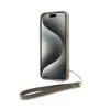 DKNY Wrist Strap Stock Logo - Case for iPhone 15 Pro (Beige)