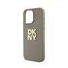 DKNY Wrist Strap Stock Logo - Case for iPhone 15 Pro (Beige)