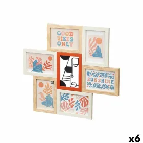 Фото рамка Gift Decor Разноцветный Металл Деревянный MDF (6 штук)