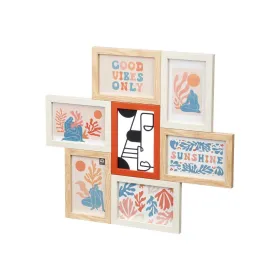 Фото рамка Gift Decor Разноцветный Металл Деревянный MDF (6 штук)