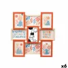 Фото рамка Gift Decor Разноцветный Металл Деревянный MDF (6 штук)