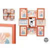 Фото рамка Gift Decor Разноцветный Металл Деревянный MDF (6 штук)