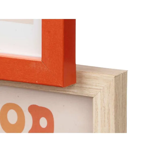 Фото рамка Gift Decor Разноцветный Металл Деревянный MDF (6 штук)