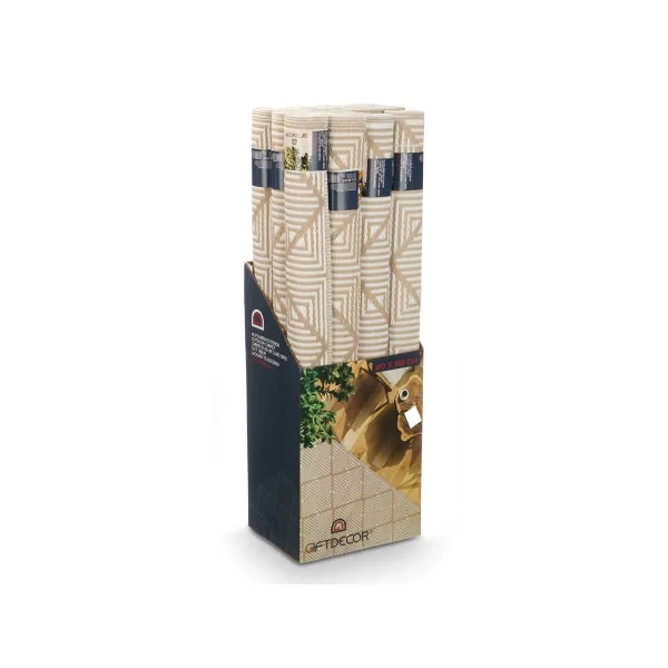 Ковер Gift Decor Белый Бежевый полипропилен 120 x 180 cm (12 штук)