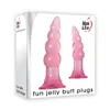 Anal plug Adam & Eve Jelly Butt Pink 2 Pieces