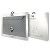 Karl Lagerfeld NFT Saffiano Monogram Ikonik Karl Sleeve - 14" Notebook Case (Silver)