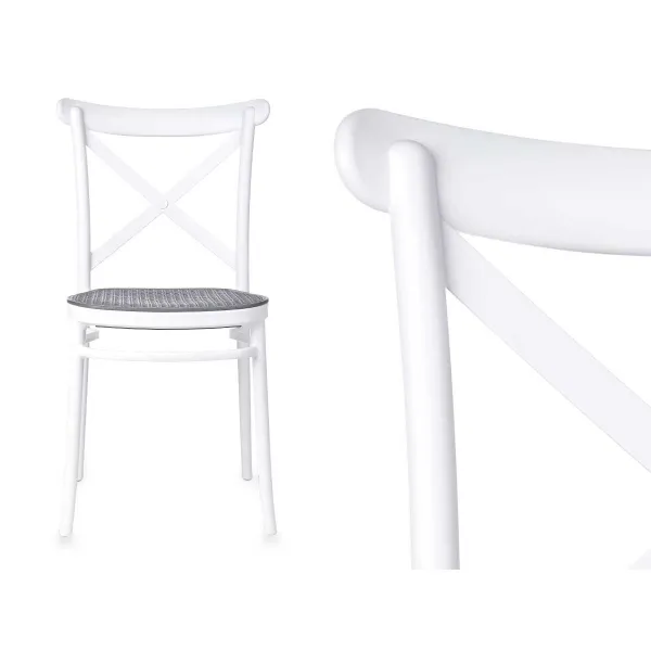 Chair Ibergarden White Grey 4 Units