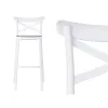 Табурет Gift Decor Белый Серый полипропилен ротанг 41 x 103 x 52,5 cm (4 штук)
