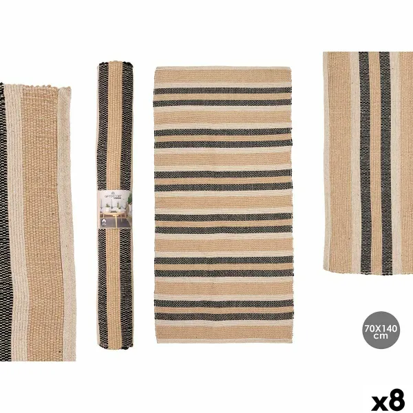 Ковер Gift Decor Белый Коричневый Чёрный 70 x 140 cm (8 штук)
