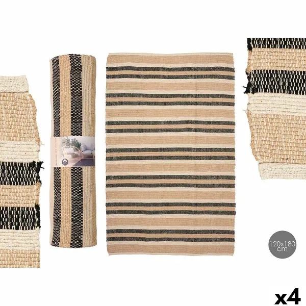 Matto Gift Decor Valkoinen Ruskea Musta 120 x 180 cm 61 x 13 x 16 cm (4 osaa)