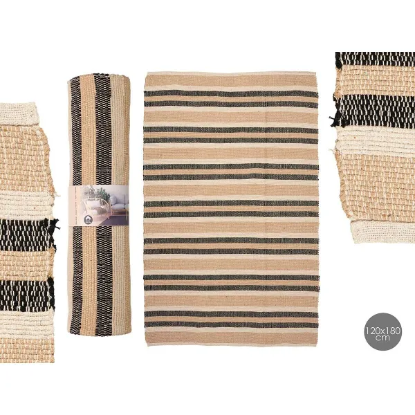 Ковер Gift Decor Белый Коричневый Чёрный 120 x 180 cm 61 x 13 x 16 cm (4 штук)