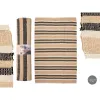 Kilimas Gift Decor Balta Ruda Juoda 120 x 180 cm 61 x 13 x 16 cm (4 vnt.)